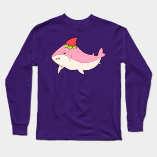strawberry shark 🍓 Long Sleeve T-Shirt